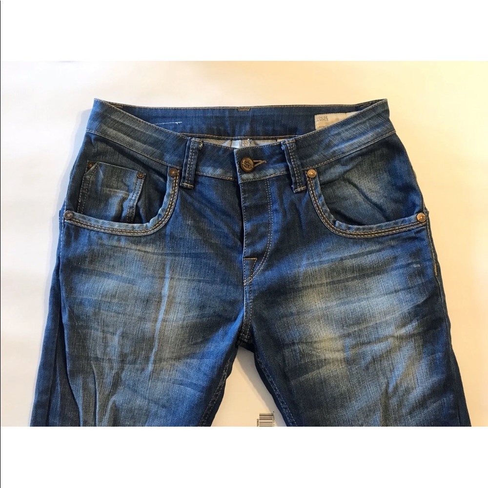 Le Chateau Men’s Jeans Faded Blue Denim Slim Fit Straight Leg 31 - Picture 8 of 11